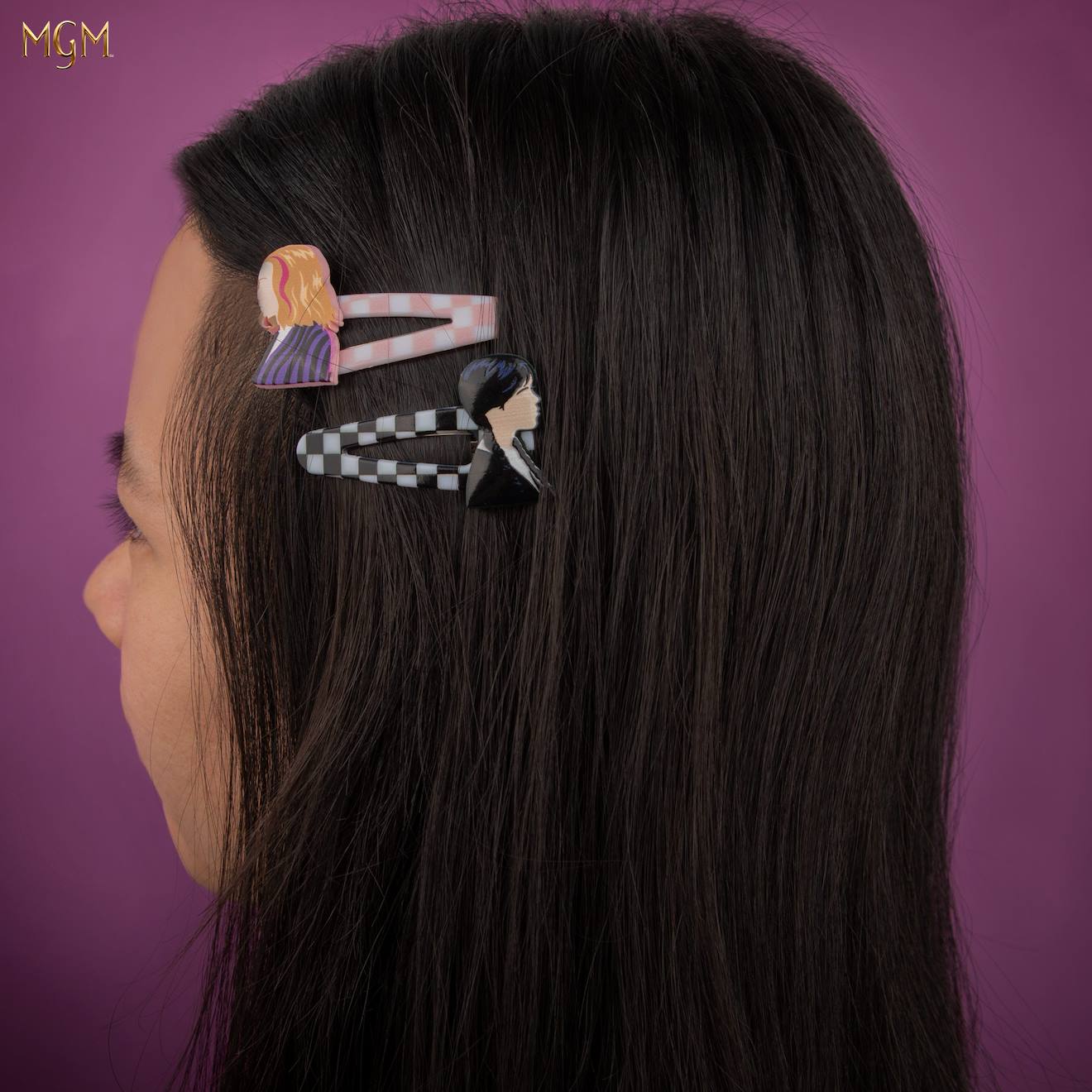Lot de 4 Barrettes Mercredi - Mercredi Multicolore