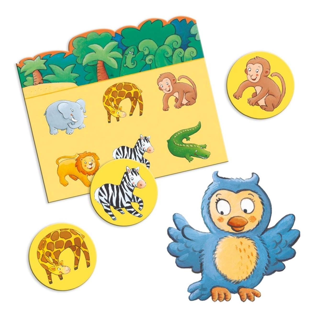 Loto des animaux 30 pièces multicolore