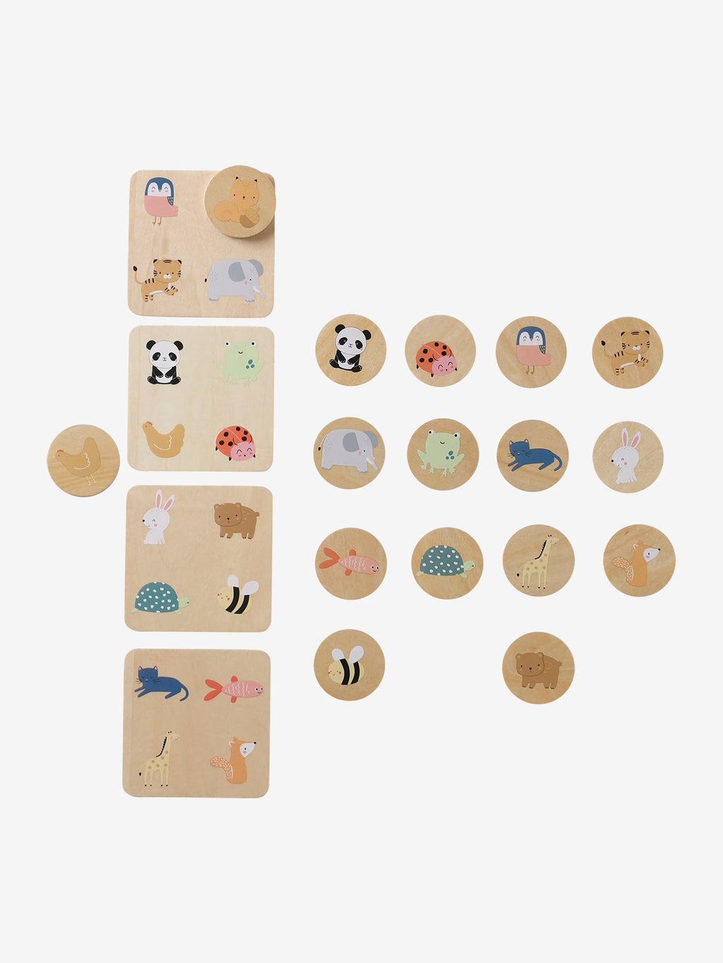 Loto des animaux en bois FSC bois