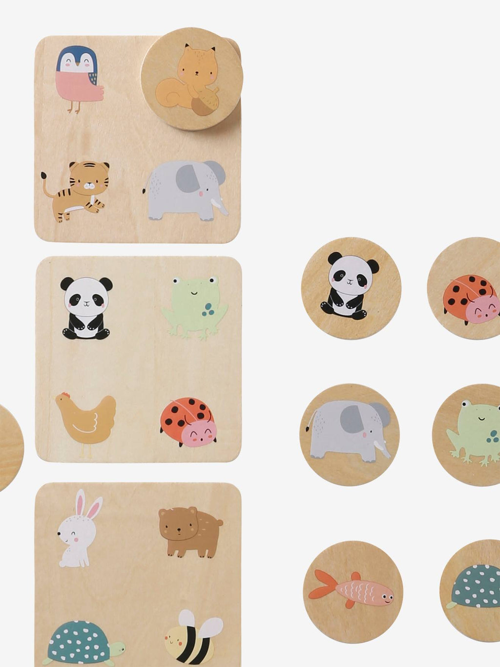 Loto des animaux en bois FSC bois