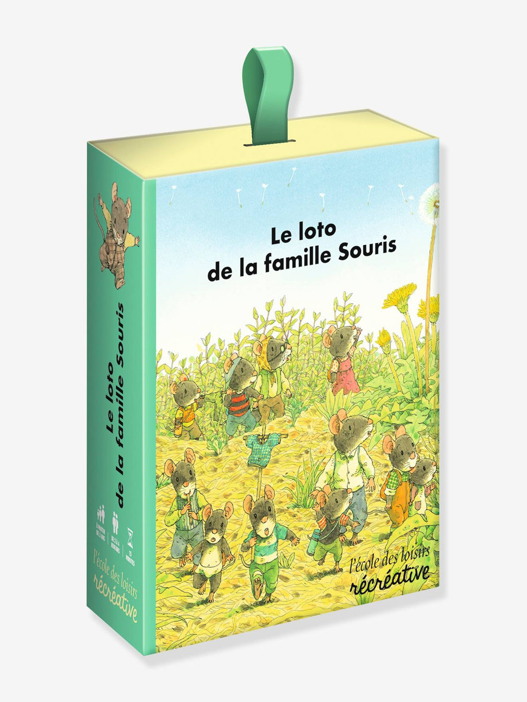 Loto famille souris multicolore