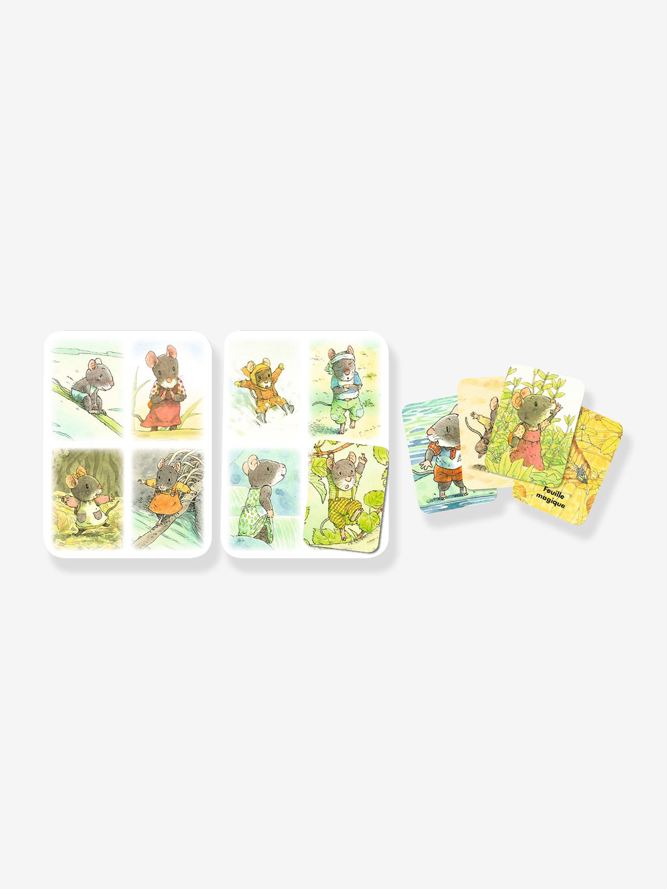 Loto famille souris multicolore
