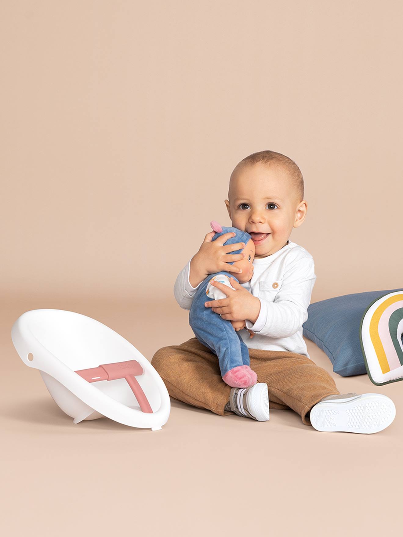 Ls baby walker 3 en 1 + poupon - multicolore