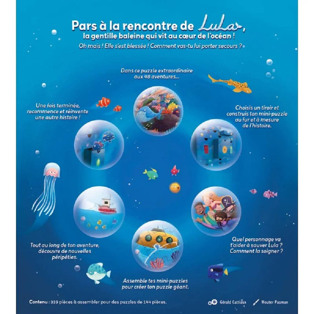 Lula puzzle odyssée - puzzle 48 scénarios lula bleu