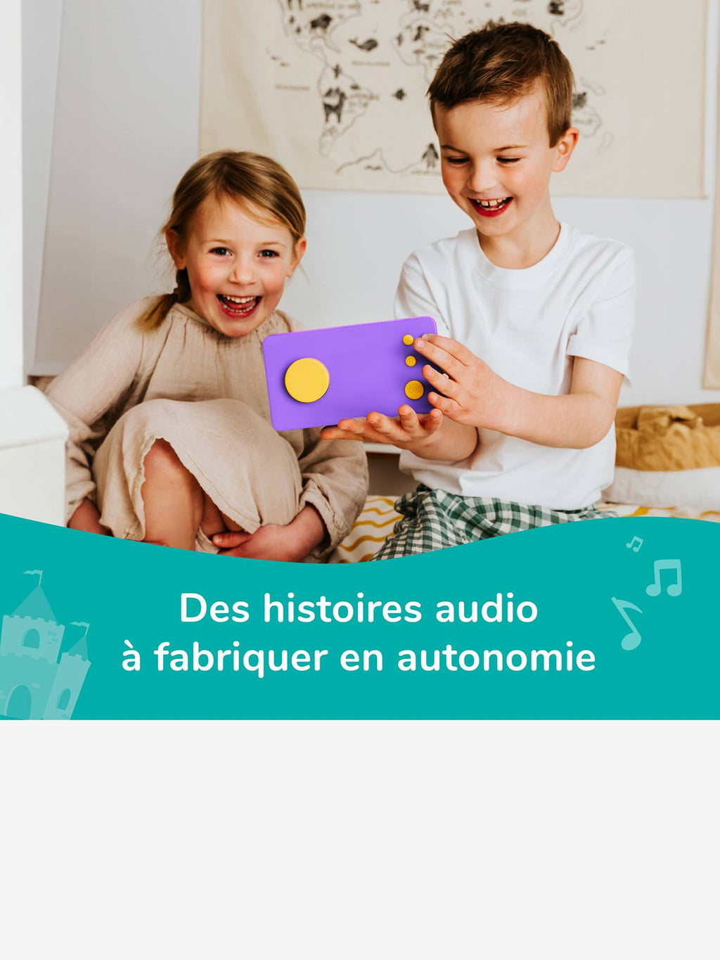 Ma fabrique à histoires - conteuse interactive - violet