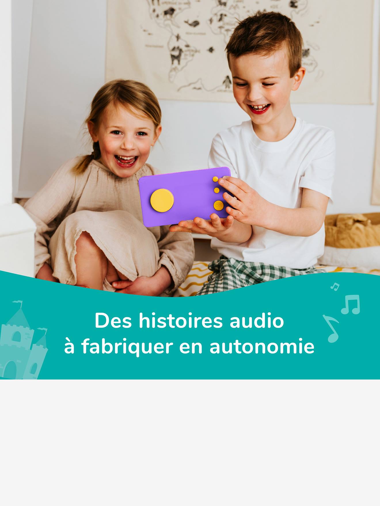 Ma fabrique à histoires - conteuse interactive - violet