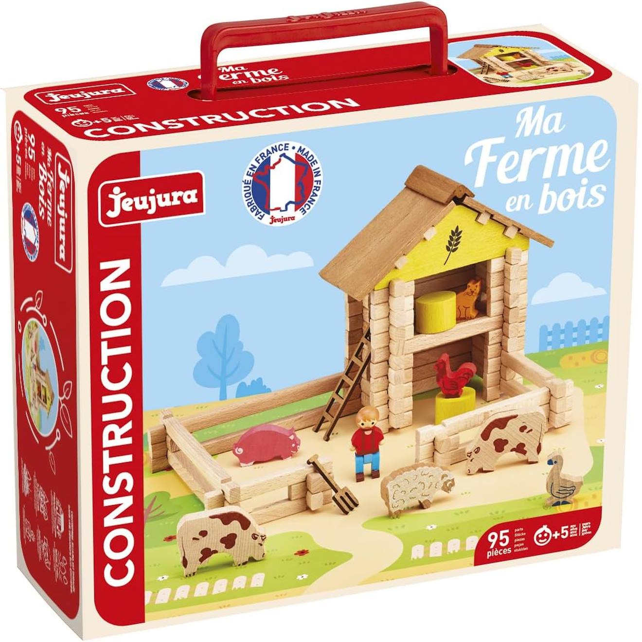 Ma ferme en bois 95 pièces marron