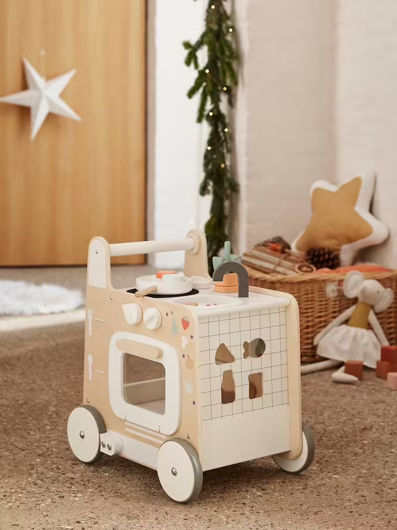 Ma première cuisine chariot de marche en bois – Vertbaudet