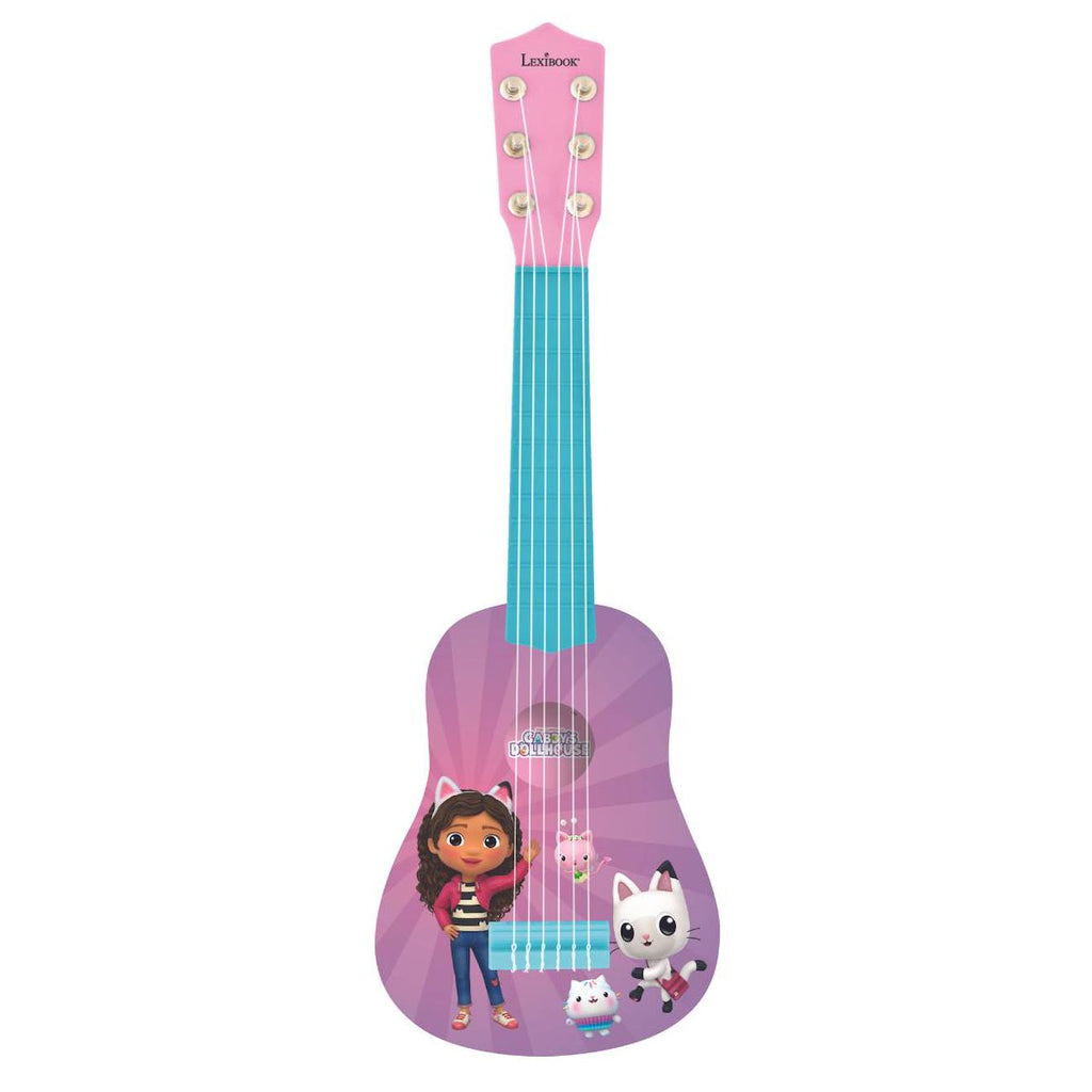 Ma première guitare Gabby et la Maison Magique, 6 cordes nylon, 53 cm, guide inclus rose