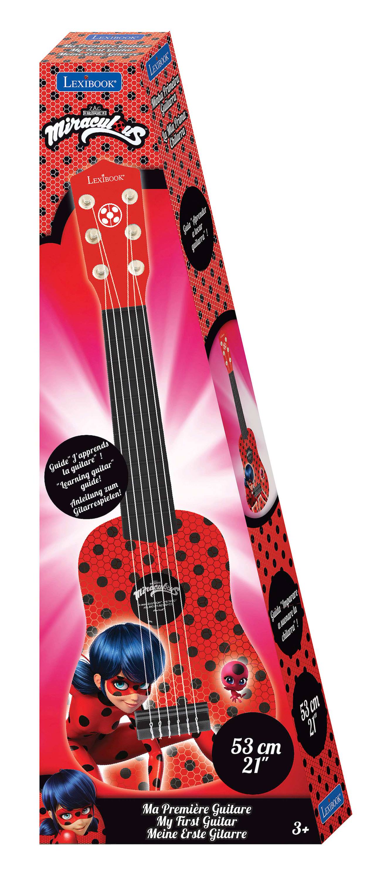 Ma première guitare miraculous rose