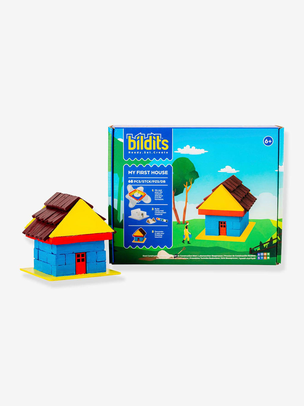 Ma première maison multicolore