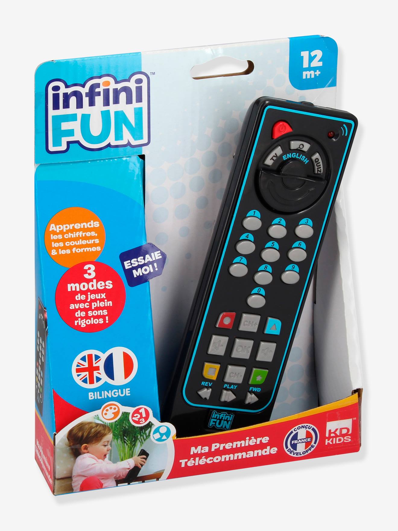 Ma première télécommande multicolore