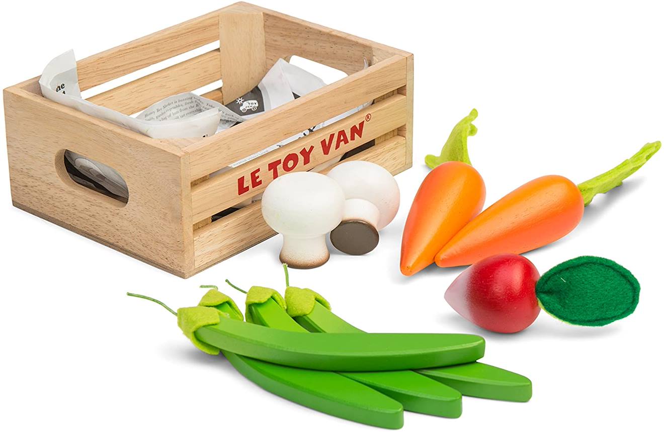 Ma récolte de légumes beige