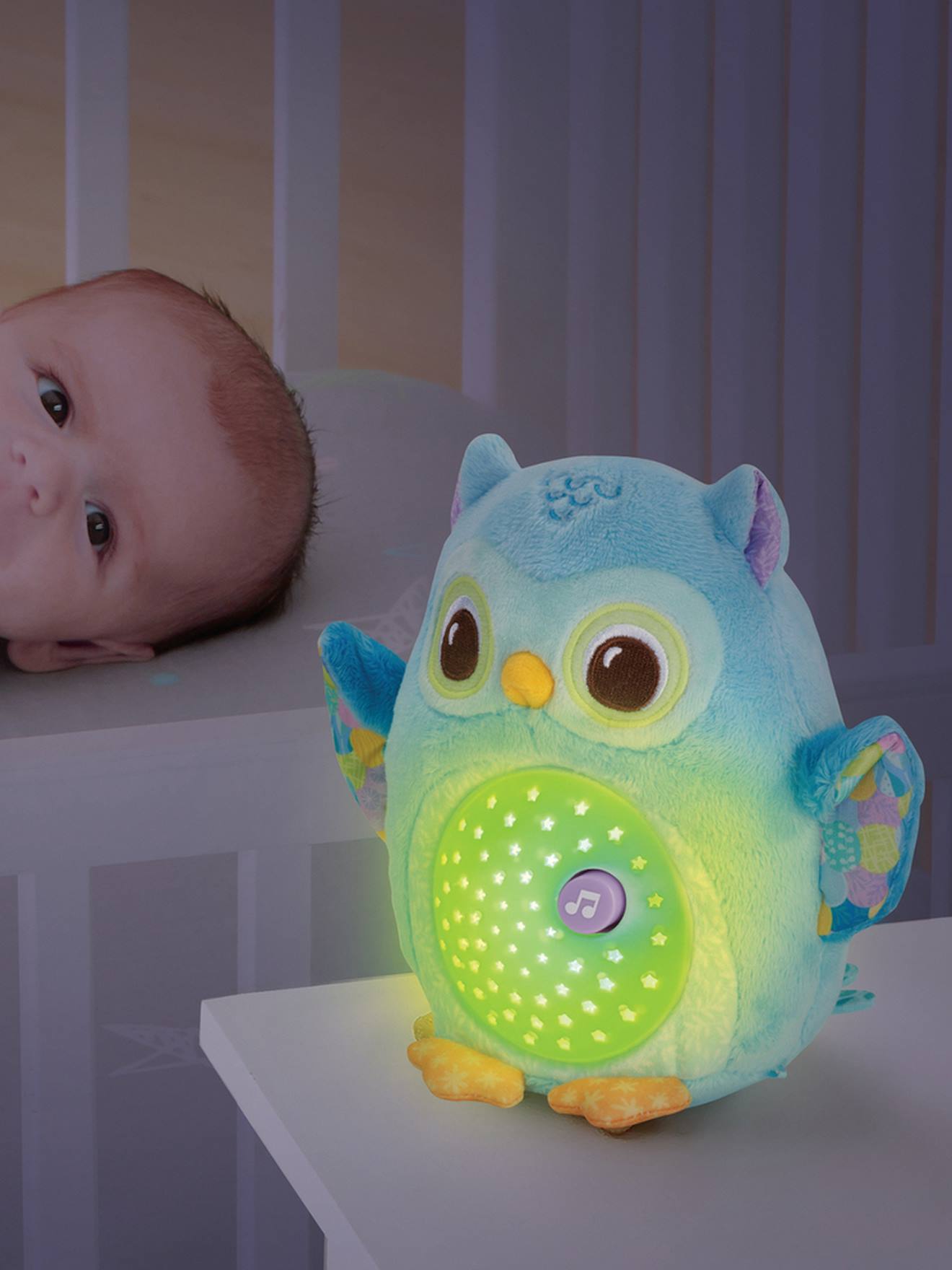 Ma veilleuse lumi chouette - multicolore