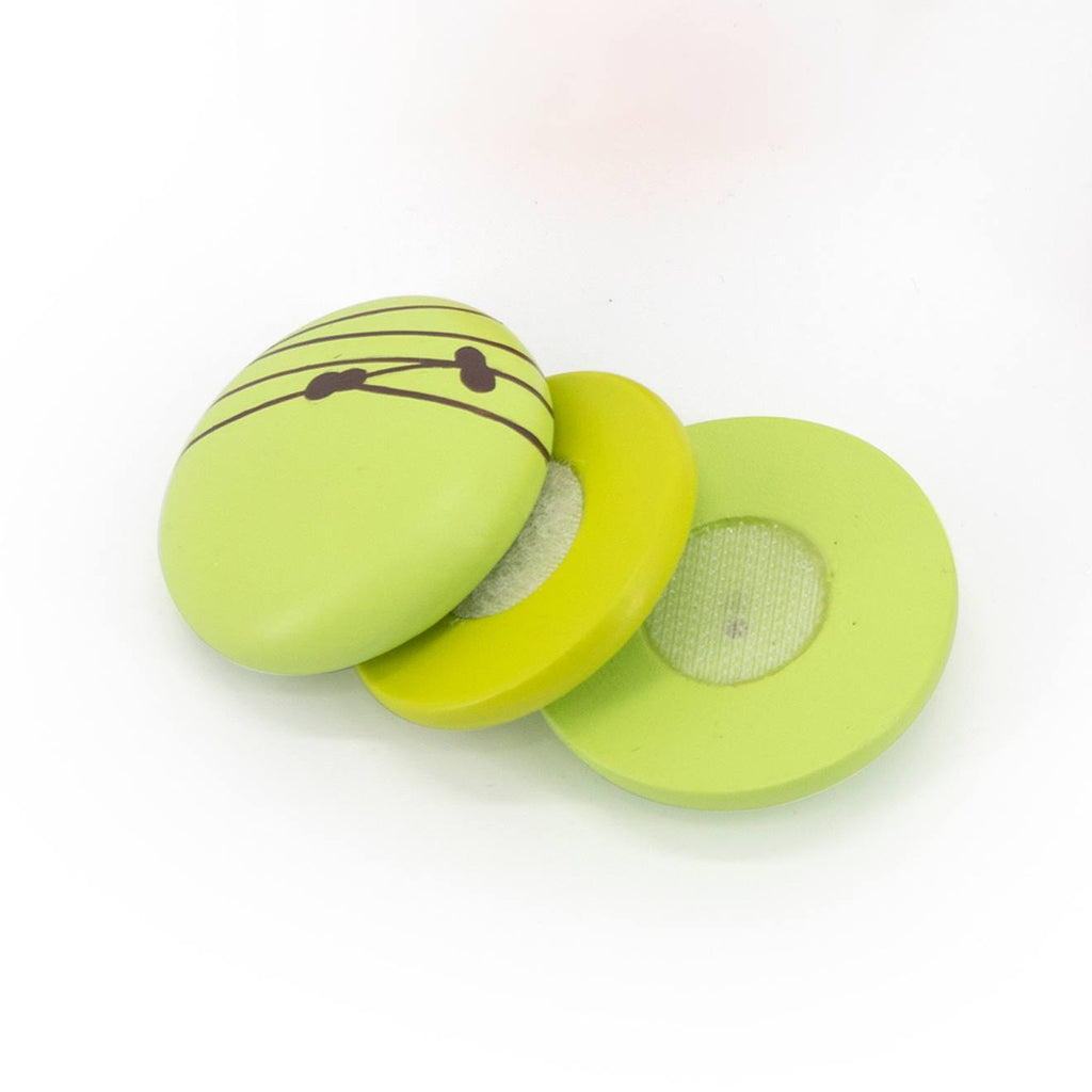 Macarons 6 pièces vert
