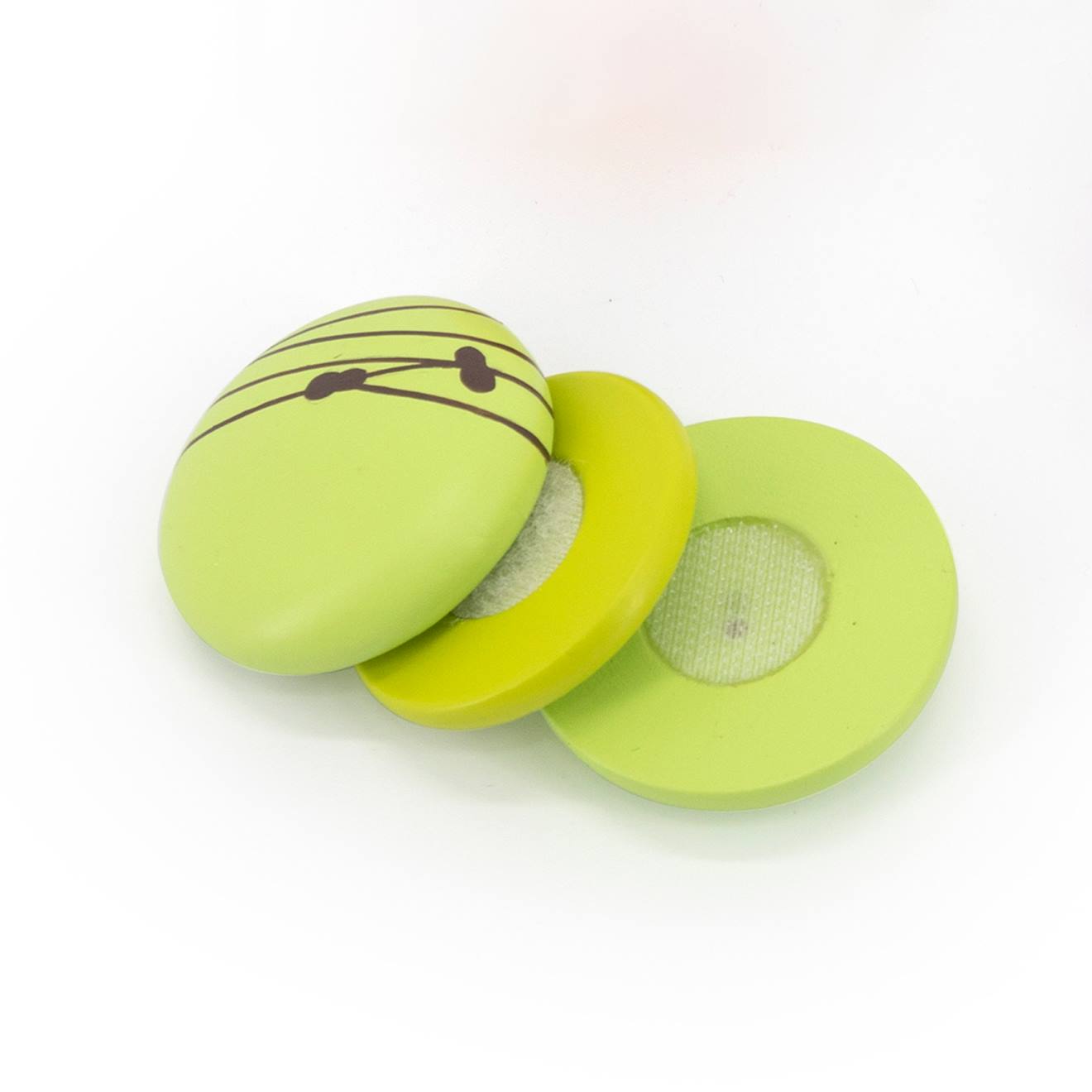 Macarons 6 pièces vert