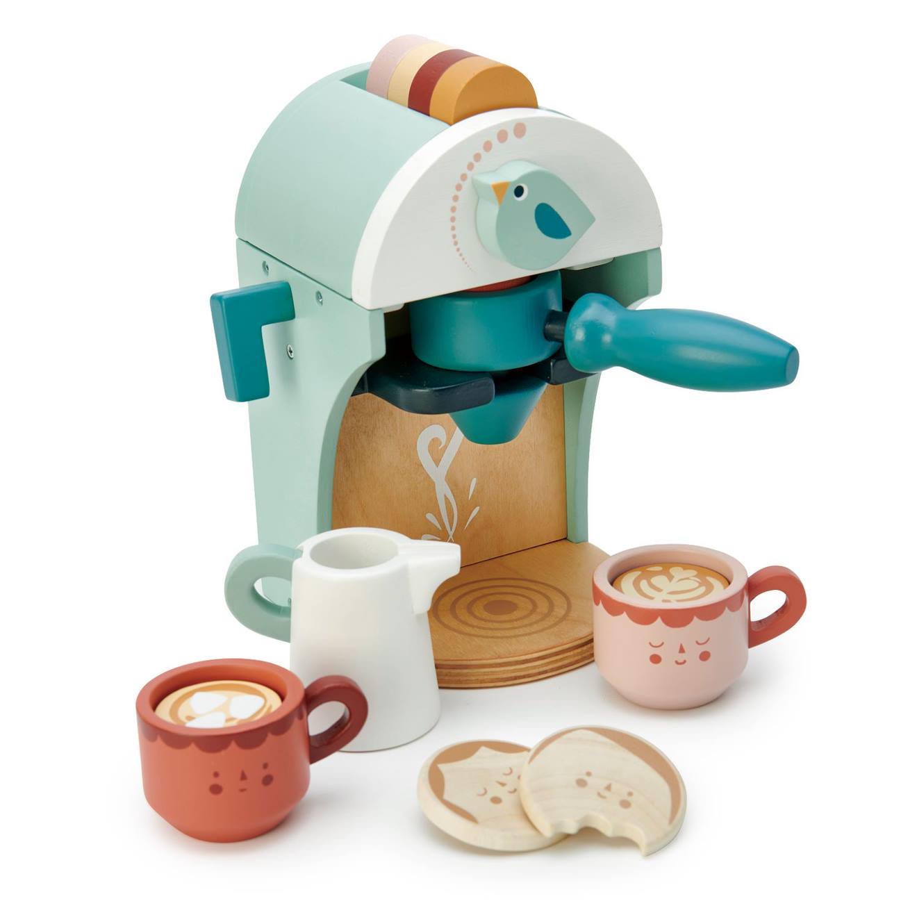 Machine à café babyccino bleu