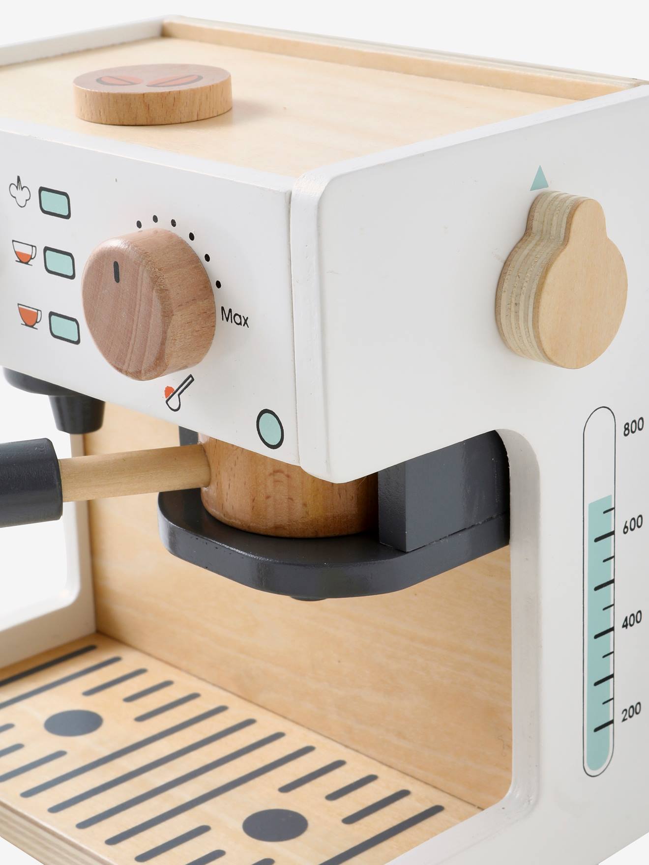 Machine à café et à thé en bois FSC multicolore
