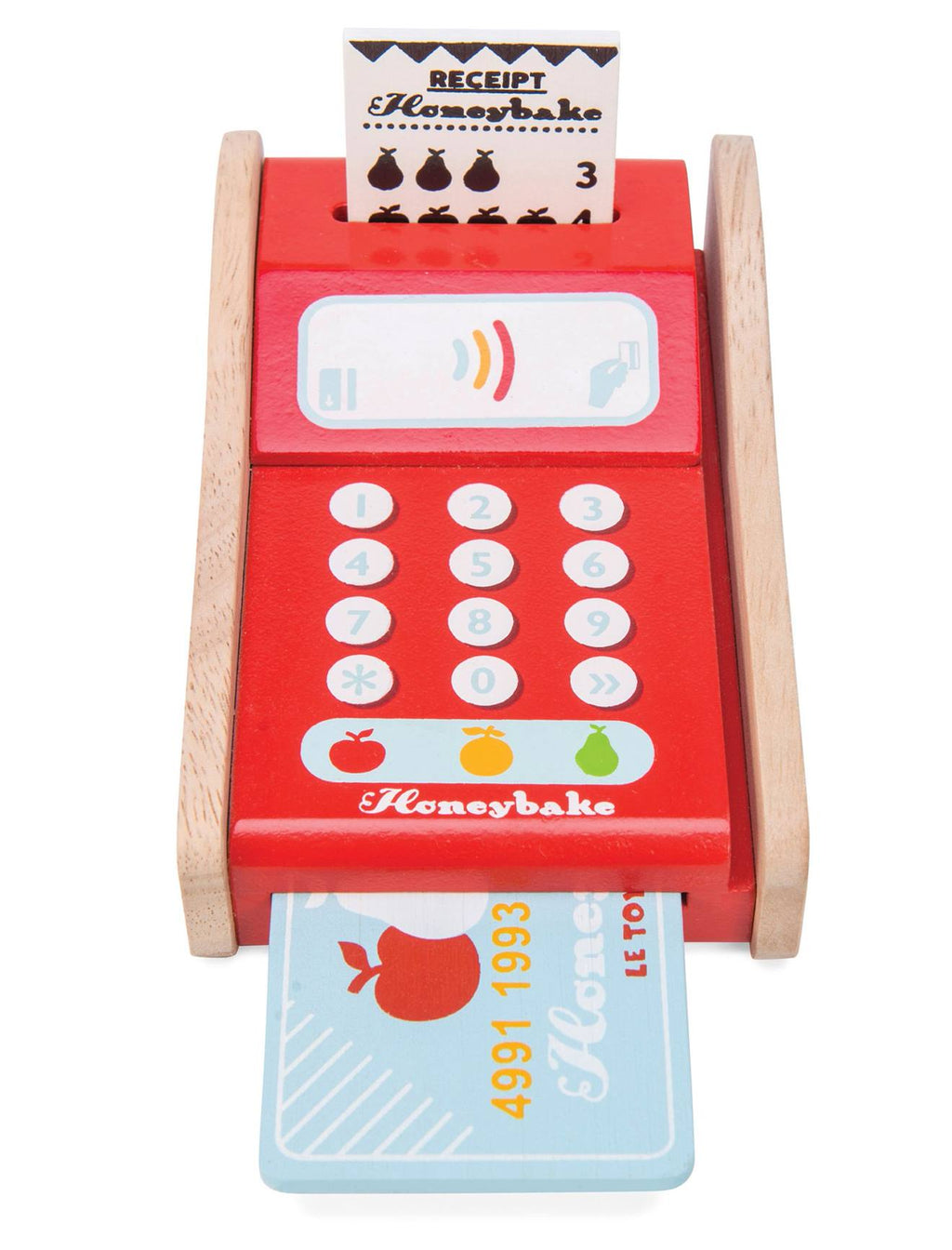 Machine à carte bancaire rouge