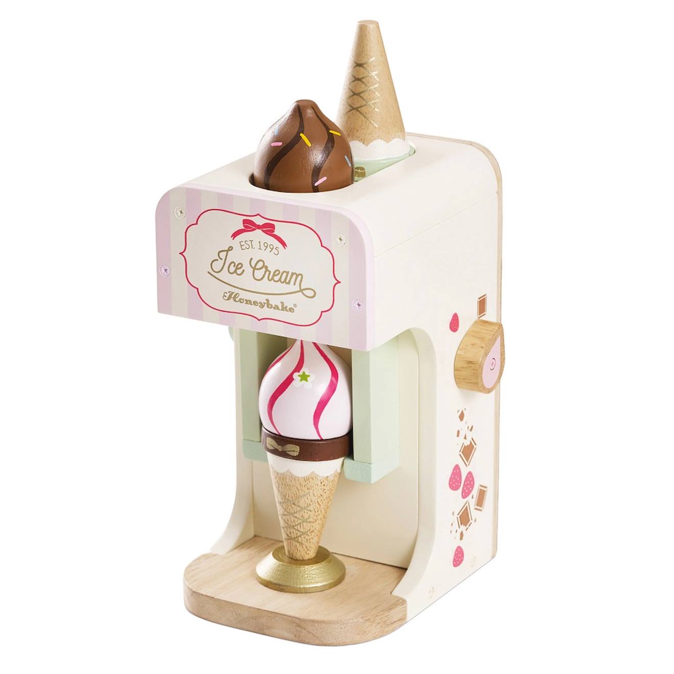 Machine à crème glacée blanc