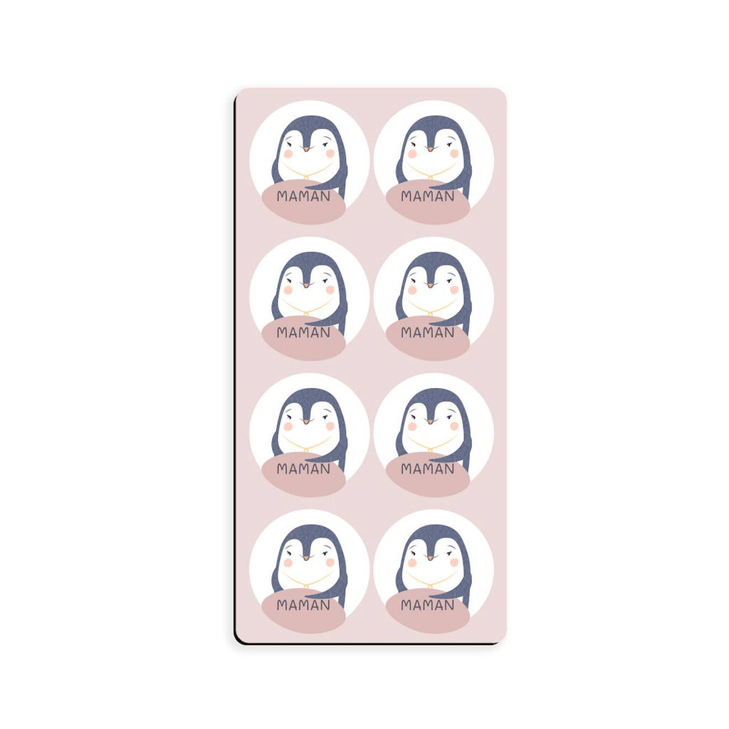 Magnet familial – organiser la semaine maman rose