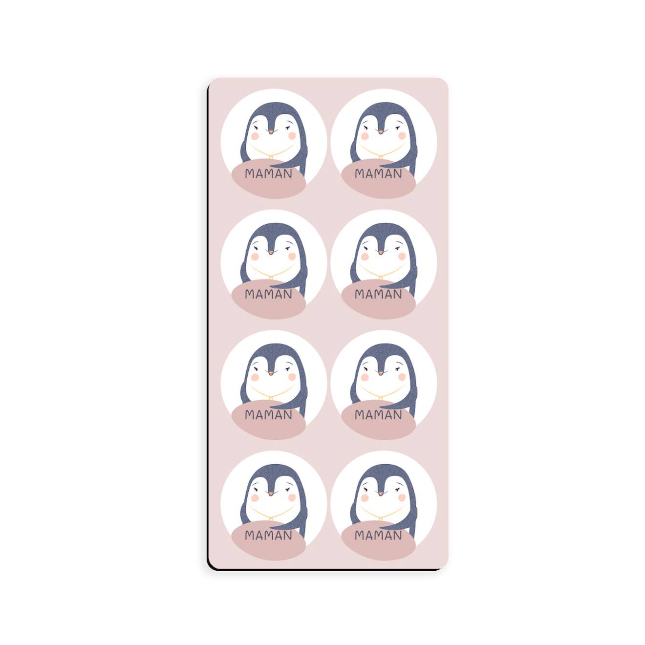 Magnet familial – organiser la semaine maman rose