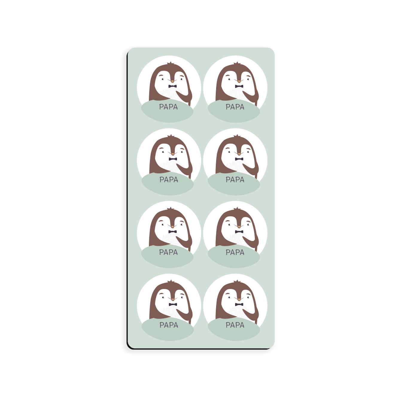 Magnet familial – organiser la semaine papa vert