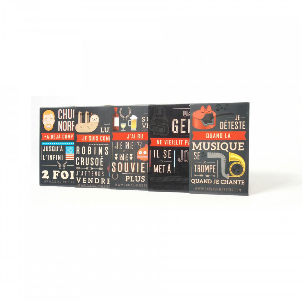 Magnet J'ai Bu - Objet Déco Original CadoMaestro