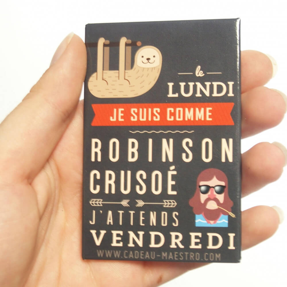 Magnet Robinson - Objet Déco Original CadoMaestro
