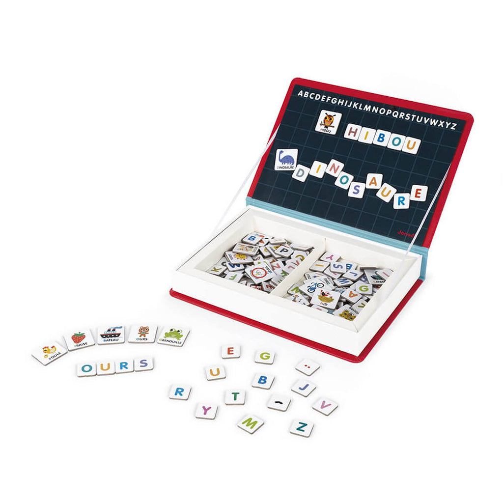 Magnéti'book alphabet français, 142 magnets rouge