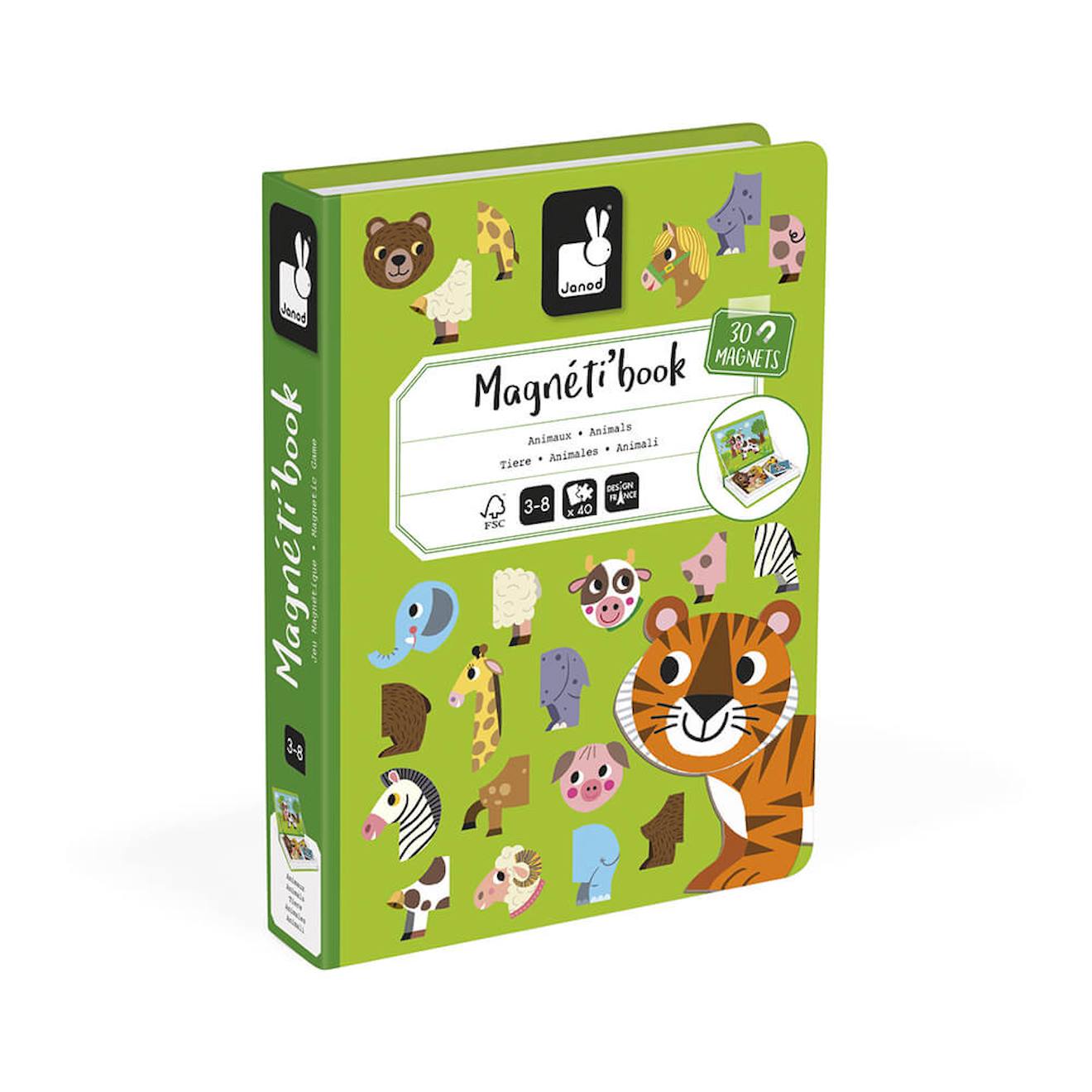Magnéti'book animaux, 30 magnets vert