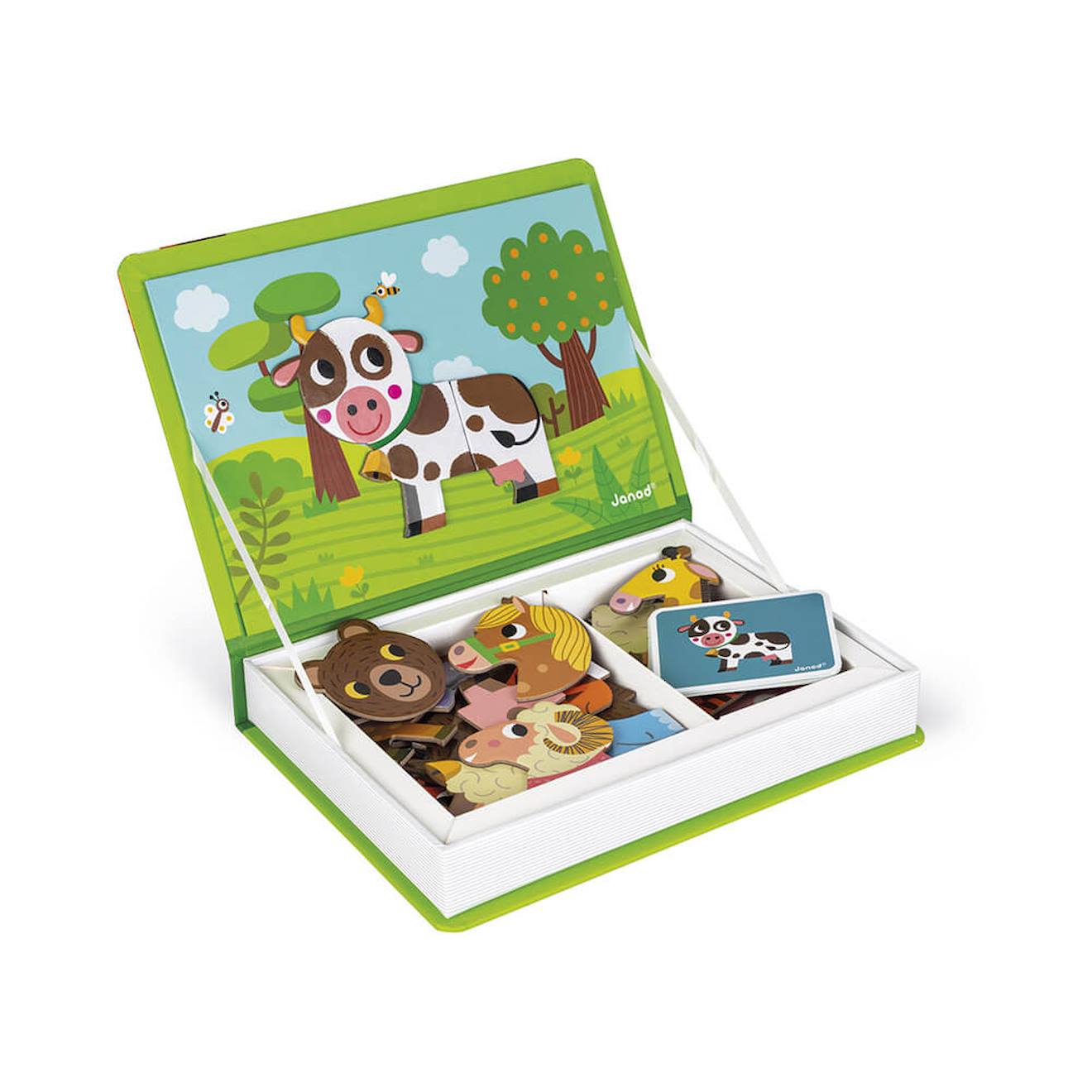 Magnéti'book animaux, 30 magnets vert