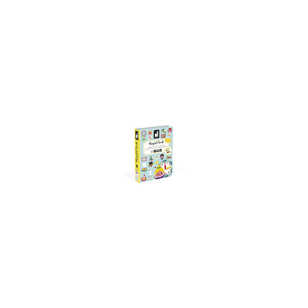 Magnéti'book j'apprends l'heure, 75 magnets jaune
