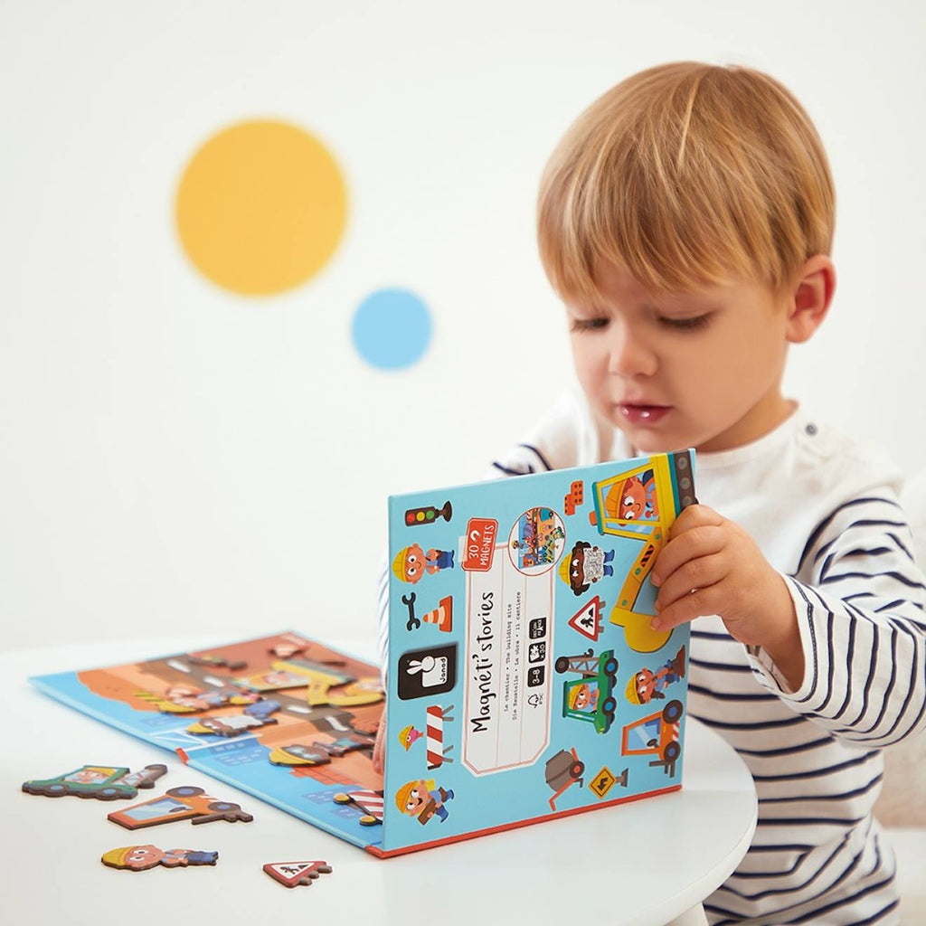 Magnéti'stories le chantier multicolore