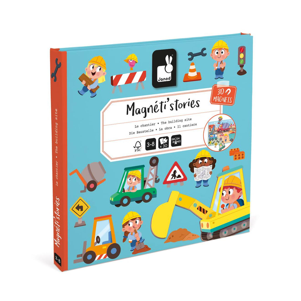 Magnéti'stories le chantier multicolore