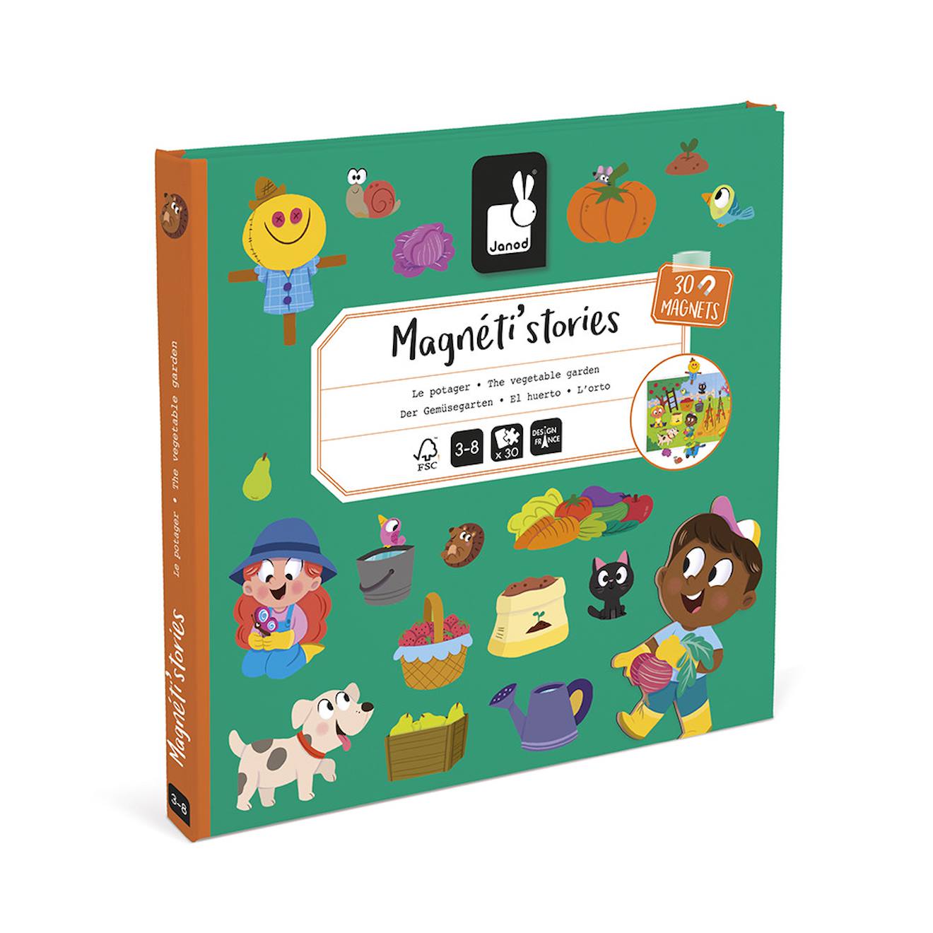 Magnéti'stories le potager multicolore