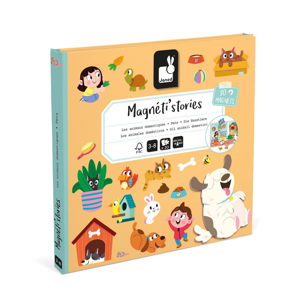 Magnéti'stories les animaux domestiques multicolore