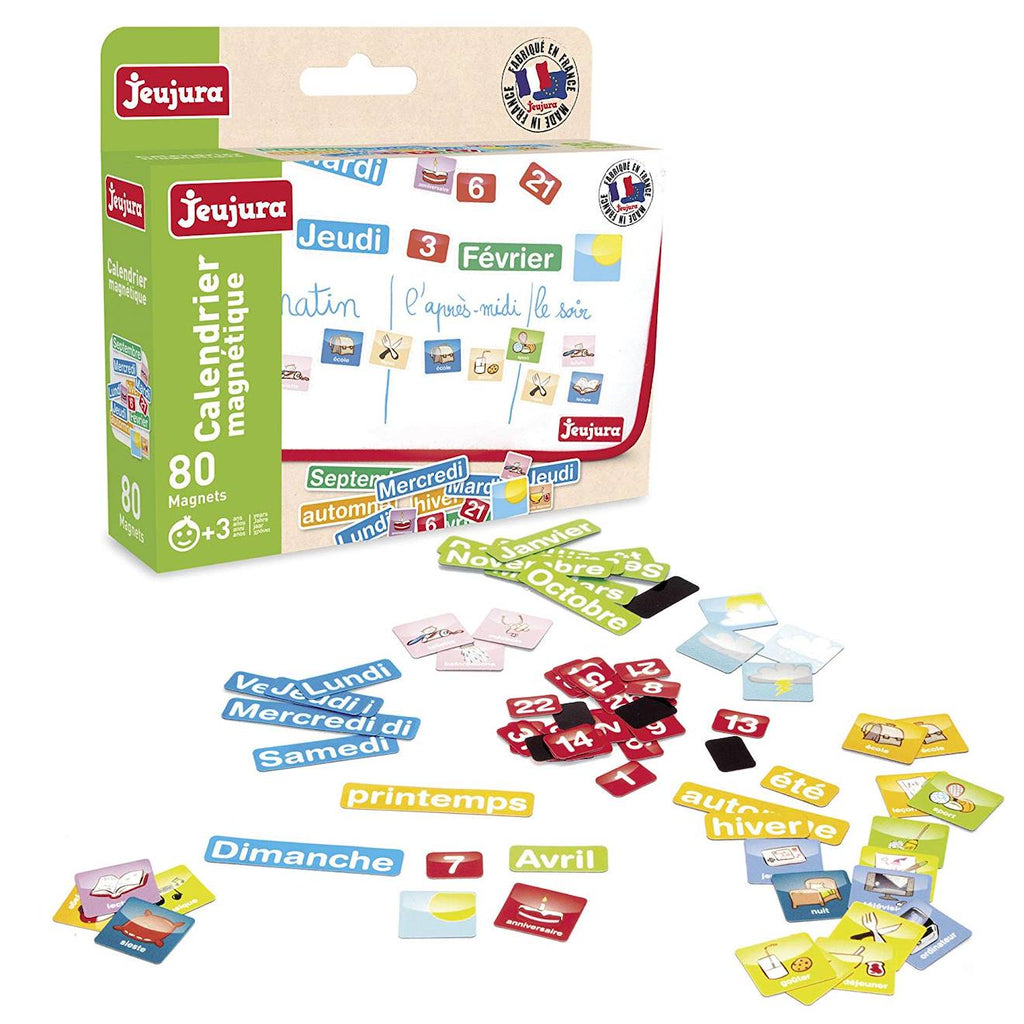 Magnets calendrier bleu