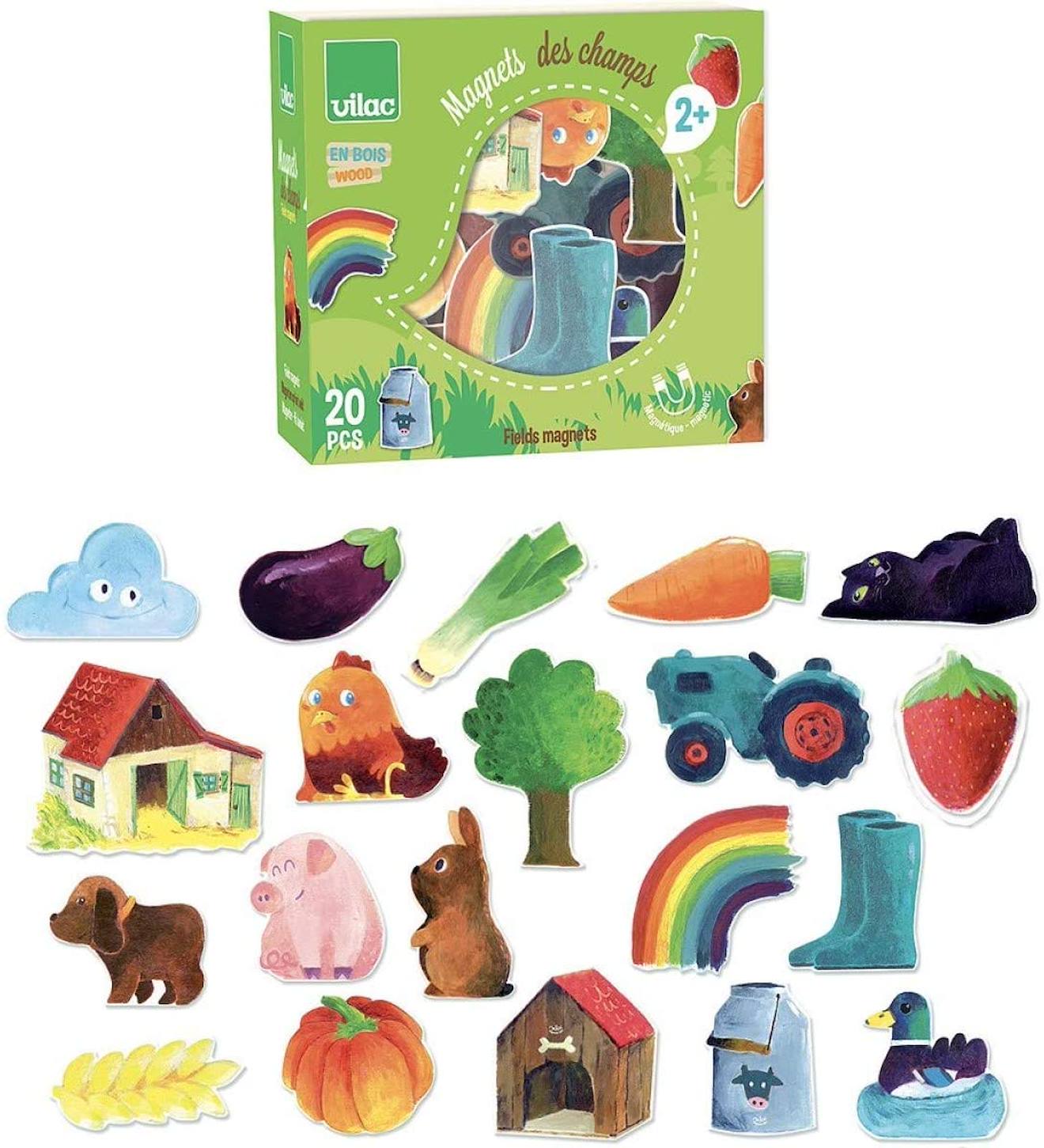Magnets des champs vert