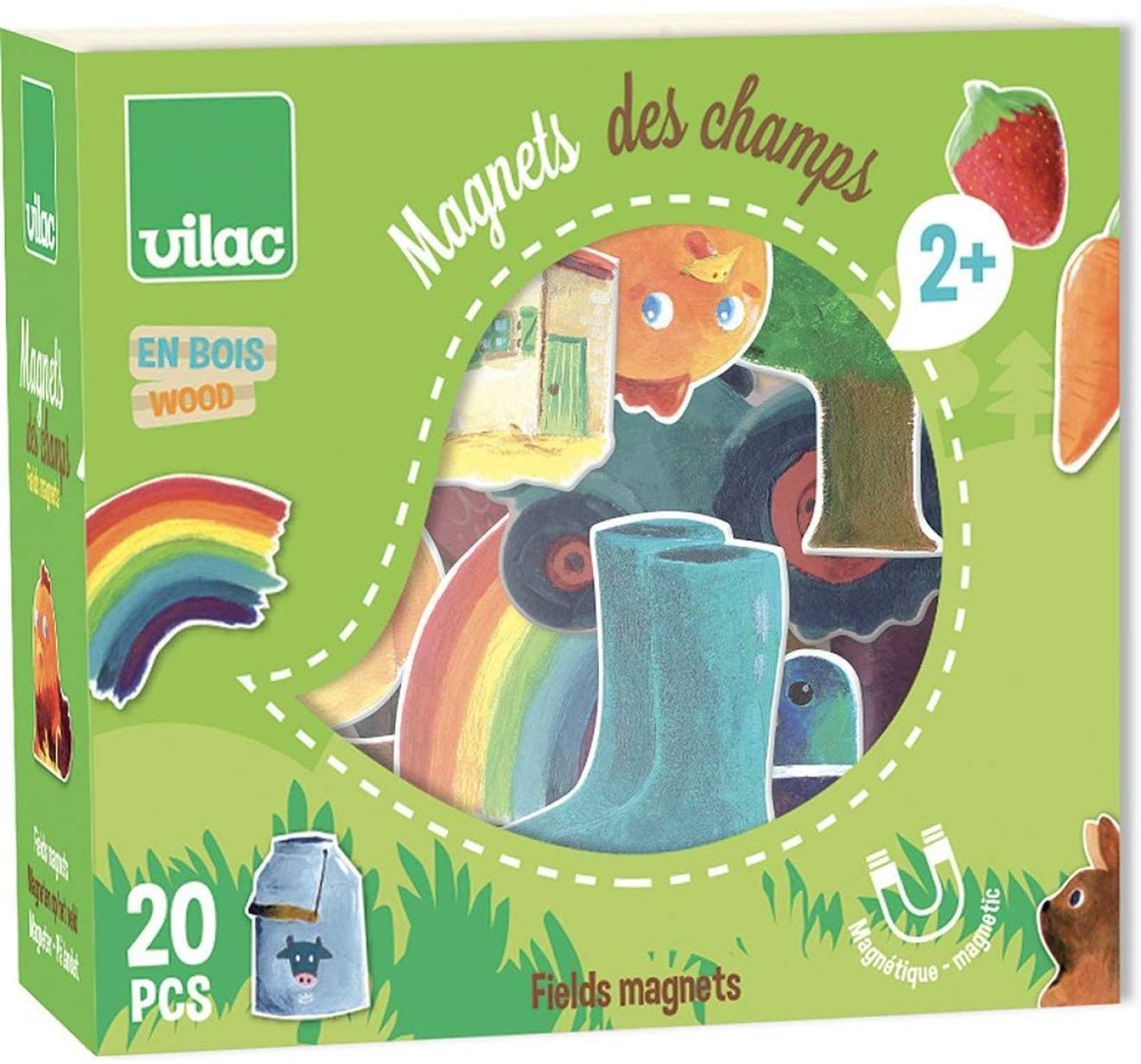 Magnets des champs vert