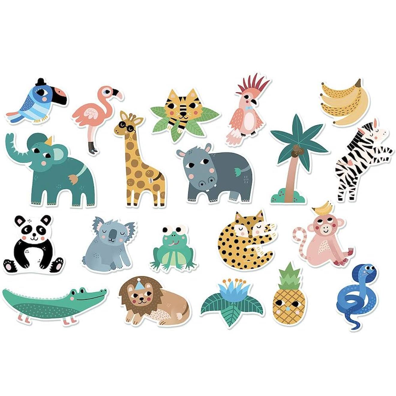 Magnets jungle michelle carlslund bleu