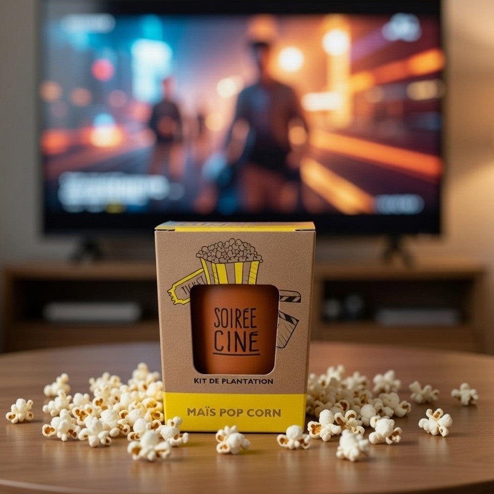 Maïs Pop-Corn à Faire Pousser - Soirée Ciné - Kits de Plantation