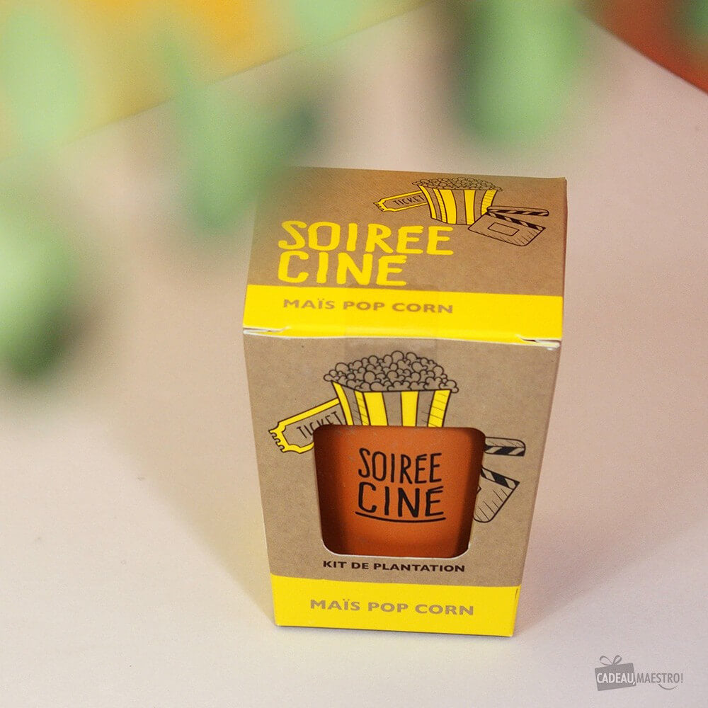 Maïs Pop-Corn à Faire Pousser - Soirée Ciné - Kits de Plantation Radis et Capucine