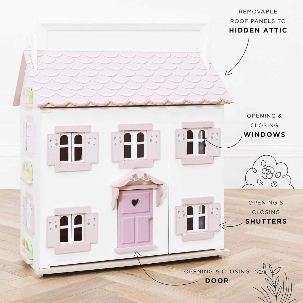 Maison de poupées de sophie rose