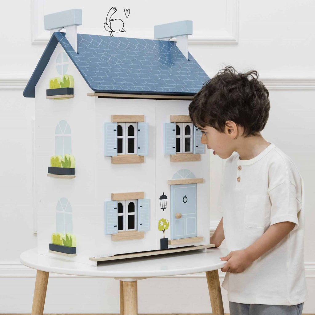 Maison de poupées sky house bleu