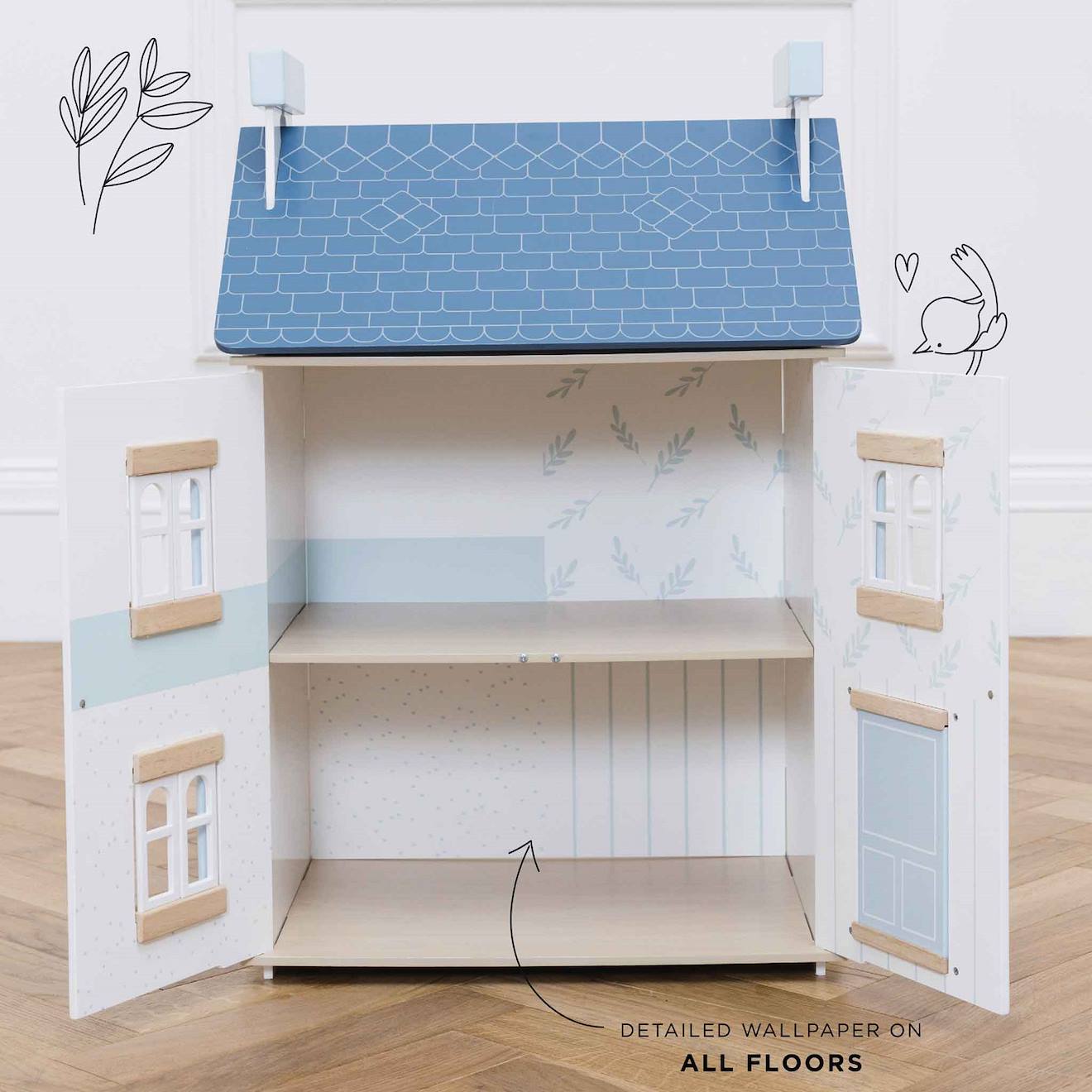 Maison de poupées sky house bleu