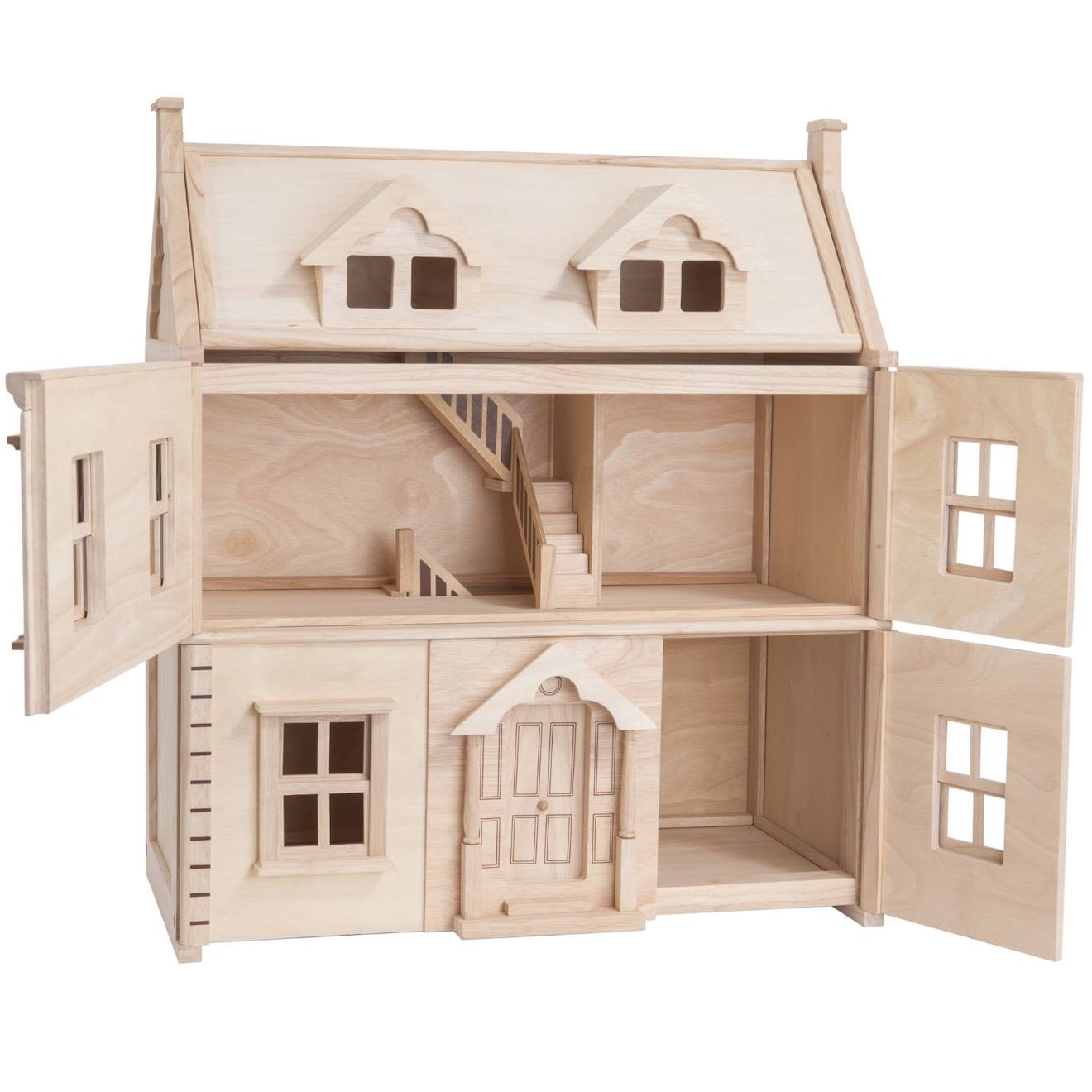 Maison de poupées victorienne beige
