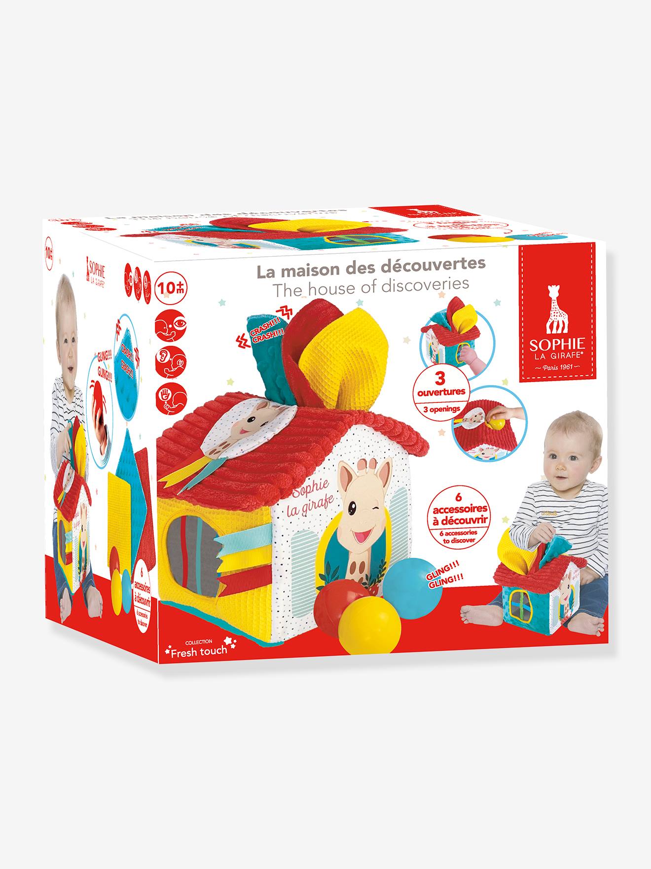 Maison des découvertes Sophie la Girafe vulli multicolore