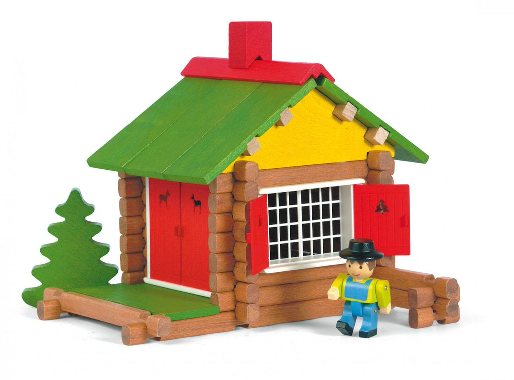 Maison forestière 100 pièces marron