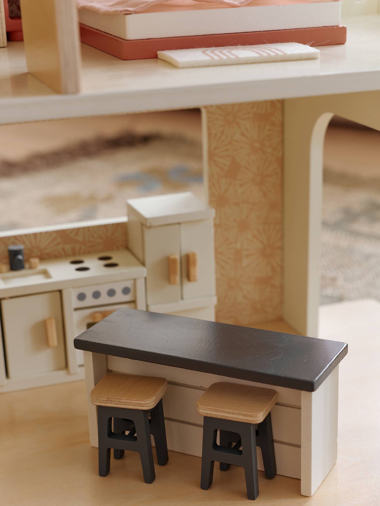 Maison moderne des amis en bois FSC bois